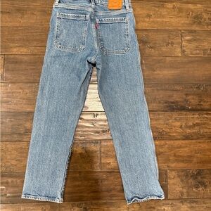 Levi’s wedgie straight jeans ankle length